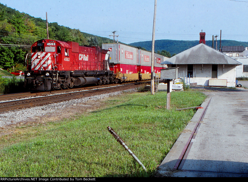 Past a classic rural station